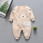 Baby Long Sleeved Rompers Warm Winter