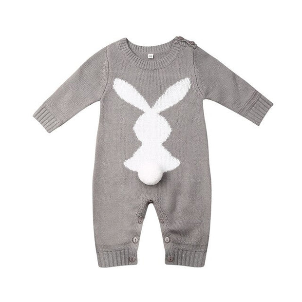 Warm Winter Bunny Romper