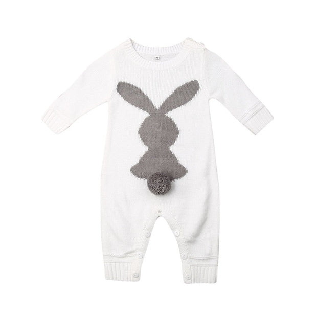 Warm Winter Bunny Romper